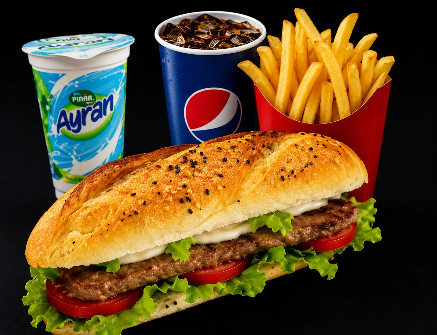 Ekmek Arası Köfte Menü